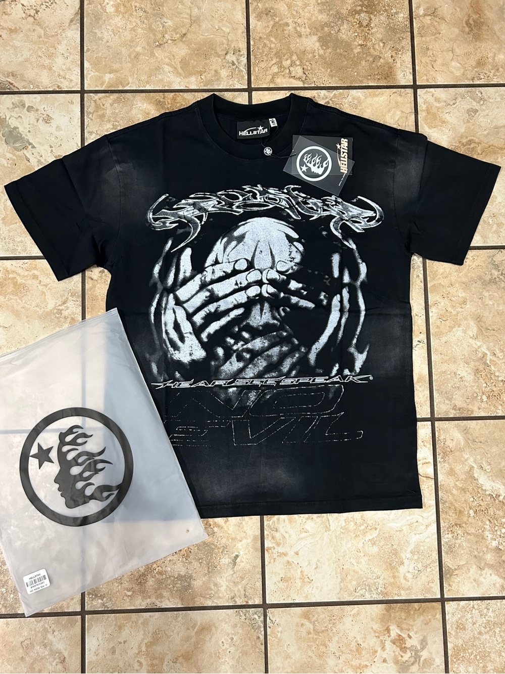 Hear See Speak No Evil Hellstar T-Shirt